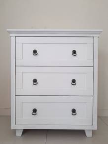 English Style Wood Drawer Cabinet Kayu Kabinet