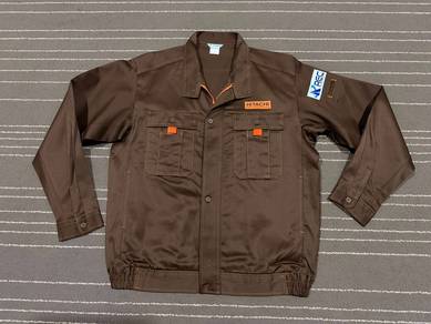 HITACHI construction machinery workwear jacket XL