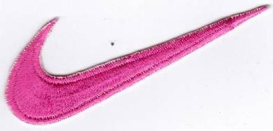 Nike PINK Badge Iron On Embroidered Badge Patch