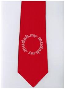 Chili Red #T Top Quality Solid Formal Neck Tie