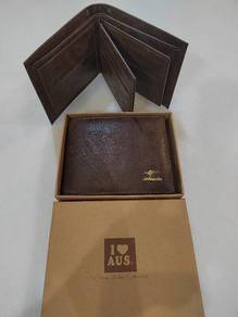 Australia brown men wallet