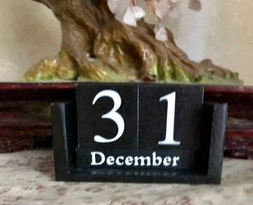 New Wooden Block Perpetual Calendar