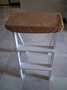 Dual function foldable High Stool & Step stool