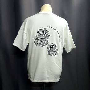 Armani Exchange Double Dragon Embroidery Tee