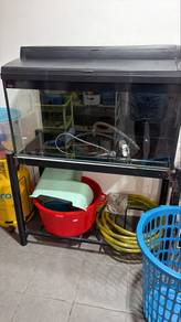 3 Ft Full set With double stand aquarium for Sale