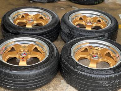 Sport Rim 17 Second Work Meister S1 Siap Tayar Sec