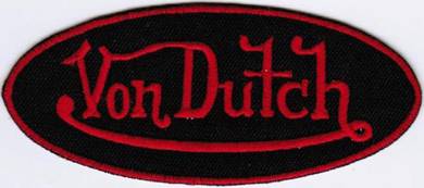 Von Dutch #RTB Motorcycle Racing Badge Patch