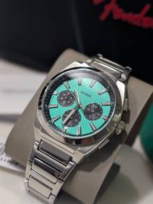 New unused fossil chronograph tiffany blue