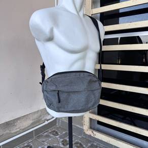 MUJI Shoulder Bag with Back Pocket, Gray