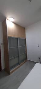Kitchen cabinet tv console