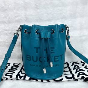 Marc Jacobs Teal The Leather Bucket bag