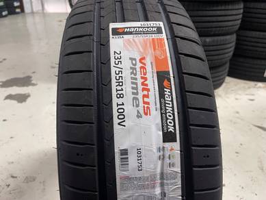 Tayar Baru 235 55 18 Hankook Ventus Prime4 K135 25
