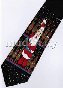 Christmas Santa Claus Cartoon Neck Tie 4