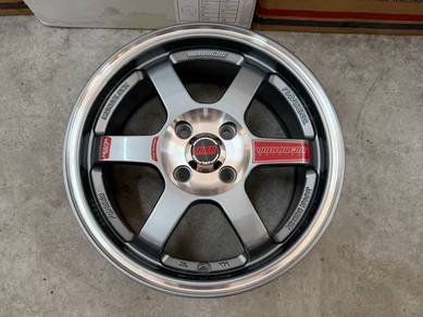 New rim 15x6.5jj volk rays te37 thai myvi axia