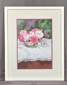Framed Limited Edition Lithograph Floral (50/500)