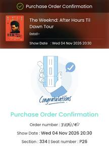 The Weeknd – After Hours Til Dawn Tour KL 🎫