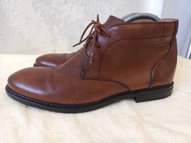 Clarks Genuine Leather Midcut Office Shoes 8UK