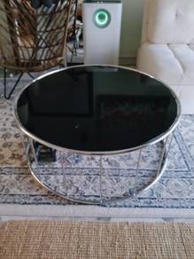 coffee table - tempered glass top