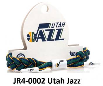 Utah Jazz Rastaclat NBA bracelet basketball White