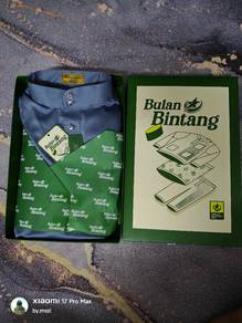 Baju Melayu Bulan Bintang Slim Fit Ash Blue 2026