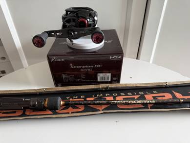Shimano Scorpion DC 101HG+ storm discovery combo