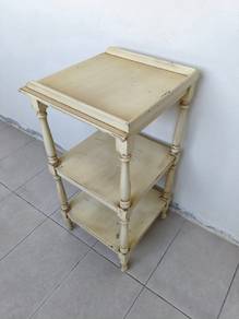 antique Vintage collection table ,shelf/solid wood