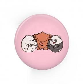 We Bare Bears cartoon button badge limited edition