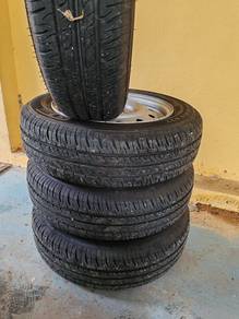 Rim +tayar axia rahmah untuk dijual