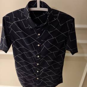 *Dark Blue Short Sleeve Shirt*