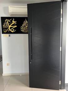Pintu Kayu Tahan CuacaHujan Air Solid Wooden Door