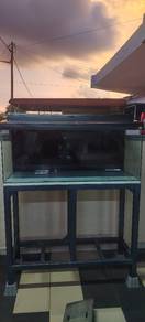 Aquarium 4 feet with cover and solid stand