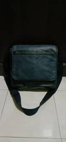 Coach Leather Sling Bag - darkblue
