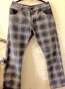 TECHNO Checked Jeans - 31