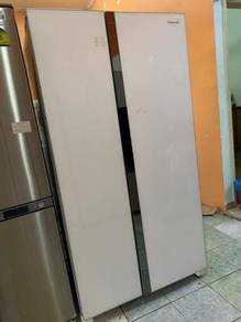 Refrigerator Panasonic Side by side Freezer Ice