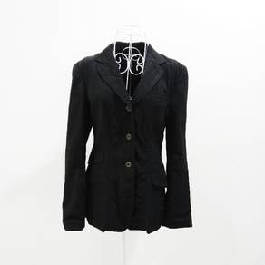 Burberry's Blue Label Stripes Black Blazer
