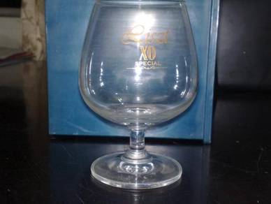 Cawan liszt xo special footed glass cup