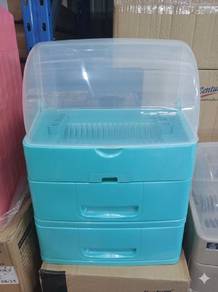 Dish Drainer With 2 Drawer 