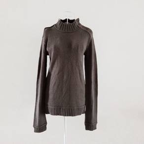 Armani Exchange Olive Green Tuttle Neck Knitwear