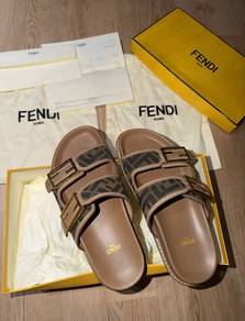 Authentic Fendi Feel Slides - Full Set