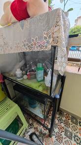 Akuarium 2.5ft & 1.5ft with stand 