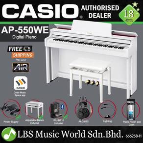 Casio AP-550 Celviano Digital Upright Piano WH