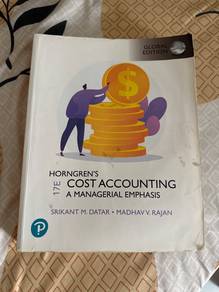 Cost Accounting A Managerial Emphasis