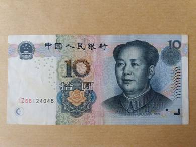 CHINA 10 Yuan 2005 used set