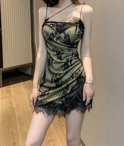 quality black lace dress