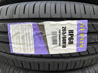 265/60/18 NI-PON RP68 HT Tyre 2026 Tayar