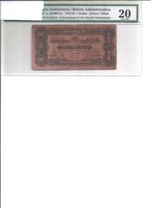 1915 Straits Settlements $1