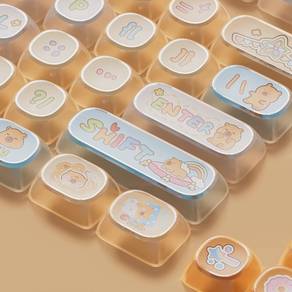Capybara Pudding  Keycap Set