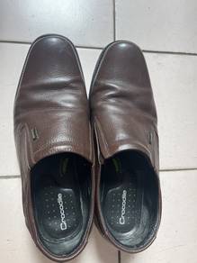 kasut formal crocodile wedding office wear