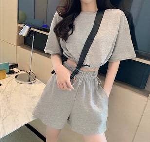 grey cotton casual wear set