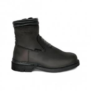 Safety Shoes Black Hammer Men Mid Brown Zip BH4202